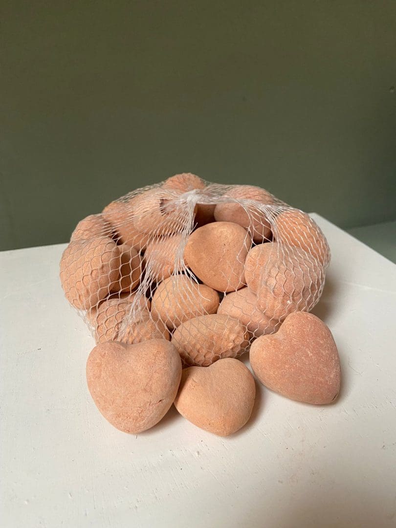 Terracotta hearts